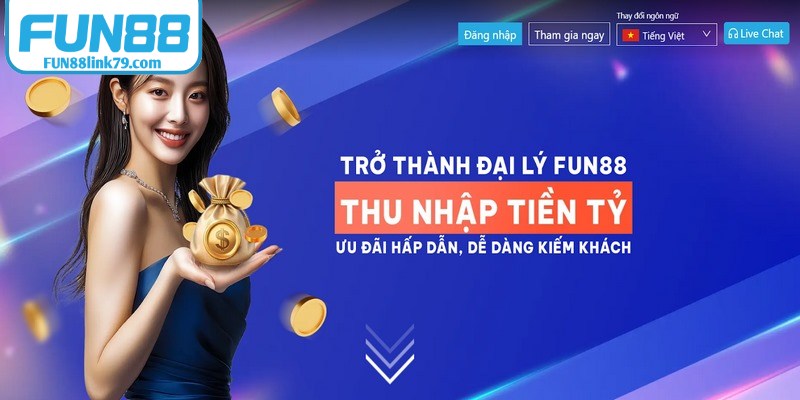 Trở thành đại lý FUN88 là cơ hội xây dựng nguồn thu nhập bền vững 