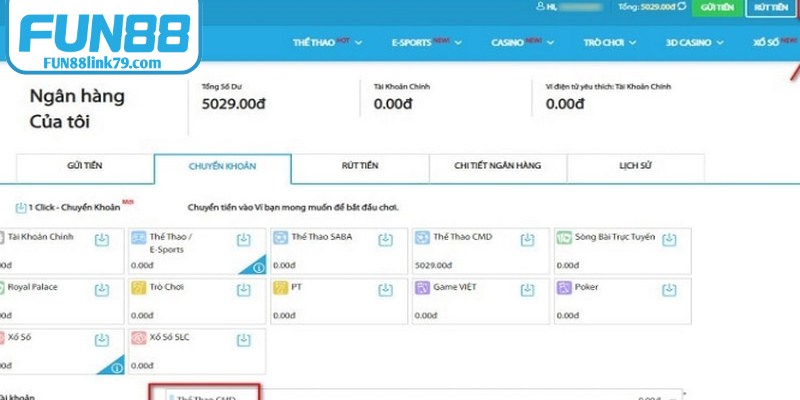 Hệ thống thanh toán đa kênh FUN88 hỗ trợ người chơi giao dịch siêu tốc 24/7