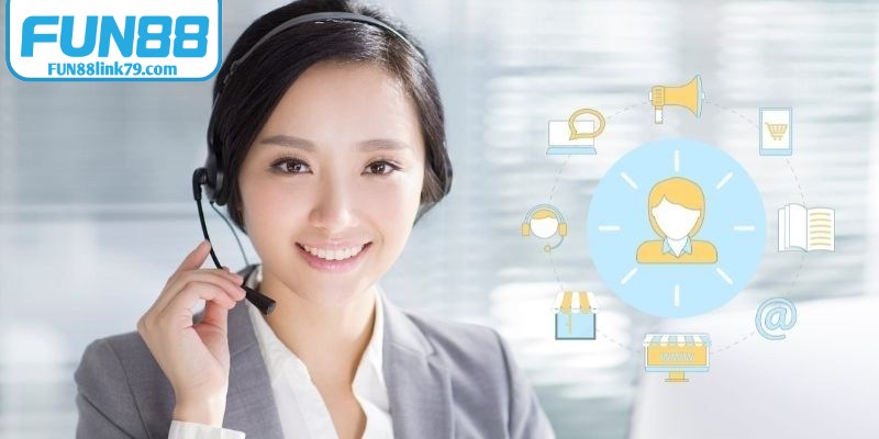 Đa dạng kênh liên hệ FUN88 giúp người chơi linh hoạt lựa chọn