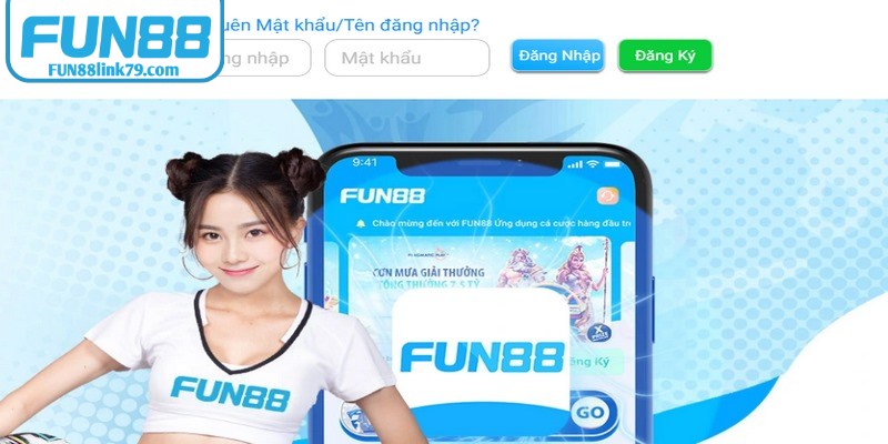 Khi tải app FUN88 về dùng quên mật khẩu vẫn có thể lấy lại được 